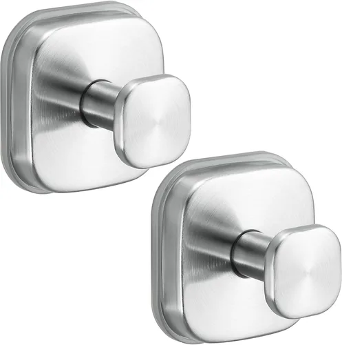 Miniatura 12 de Ganchos de ventosa para ducha - Ganchos reutilizables para baño para toallas, batas y lofa - Montaje sin taladro en cocina, paredes, metal, vidrio