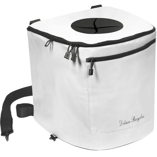 Miniatura 8 de Bote de basura portátil para navegar y acampar, duradero y plegable con contenedor interior, kayak, pesca, playa, senderismo y campamento, Gris