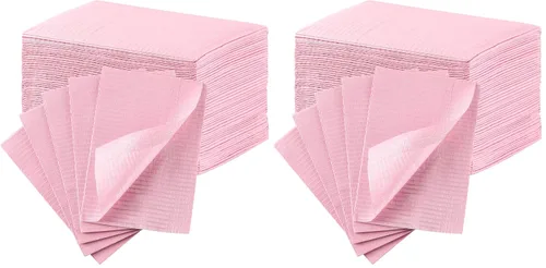 Miniatura 15 de JMU Baberos dentales negros, baberos dentales desechables de 3 capas, baberos para tatuajes impermeables para clínica dental, tienda de tatuajes