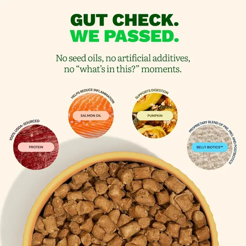 Miniatura 8 de Get Joy Bocadillos liofilizados de carne de res cruda, alta en proteínas sin cereales, mezclador y complemento de comida seca para perros