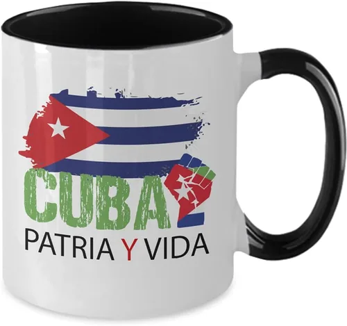 Miniatura 2 de Cafecito de Cuba Taza de café - Cuba Patria y Vida - Orgullo Cubano - Soy Cuba