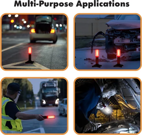 Miniatura 6 de Kit de bengalas de emergencia para carretera Twinkle Star con luz LED de seguridad, luz de advertencia de carretera, faro de alerta de carretera