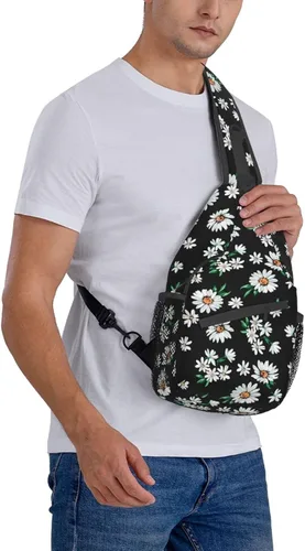 Miniatura 9 de Bolso bandolera para mujeres y hombres, mochila de viaje para senderismo, bolsa cruzada para el hombro, bolsa de pecho, casual, mochila deportiva