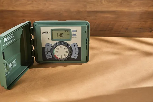 Miniatura 6 de Temporizador de sistema de pulverización con panel de giro, para exterior, de la marca Orbit, Verde