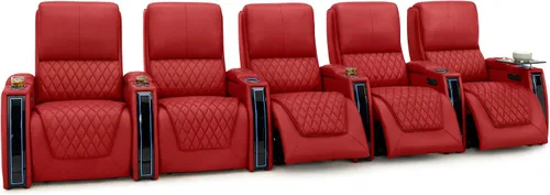 Miniatura 29 de Seatcraft Apex Zero-Gravity CoolZero - Asiento de cine en casa de cuero italiano, reposacabezas eléctrico, lumbar eléctrico, reclinable eléctrico