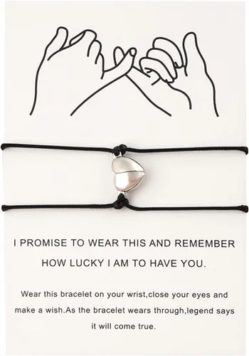 2 pulseras magnéticas para parejas para mujeres, hombres, atracción del sol y la luna, pulseras a juego, regalos para enamorados, para novio, novia,