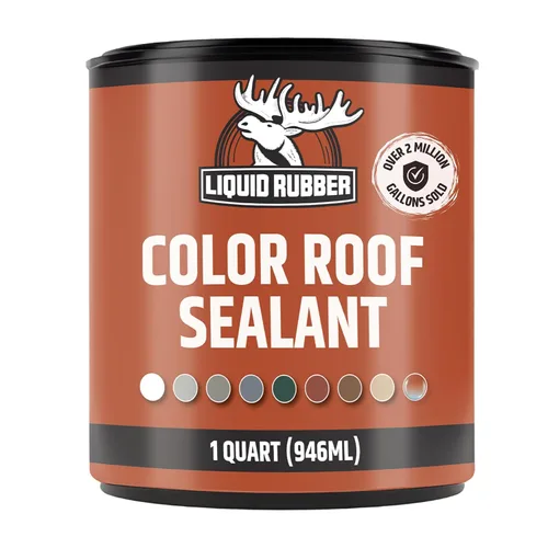 Miniatura 9 de Liquid Rubber Sellador impermeable de color, revestimiento elastomérico para techos y cimientos planos o inclinados, membrana de reparación de fugas