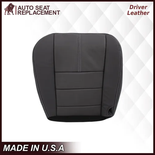 Miniatura 3 de Auto Seat Replacement, Compatible con Ford F250 F350 F450 Lariat Crew Cab 2008 2009 2010, Reemplazo de Funda de Asiento de Cuero Genuino, Fundas