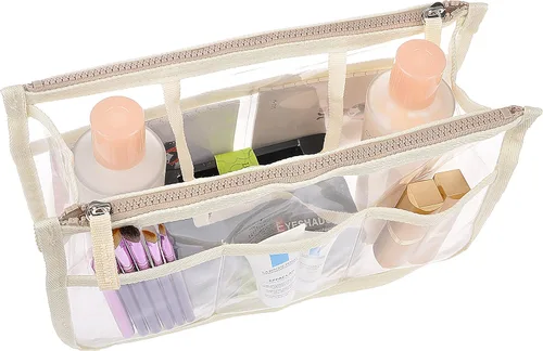 Miniatura 84 de Bolso de mano estilo cartera de Vercord para mujer con organizador incorporado, estampado bien definido, con manijas y cremallera, tamaño 2
