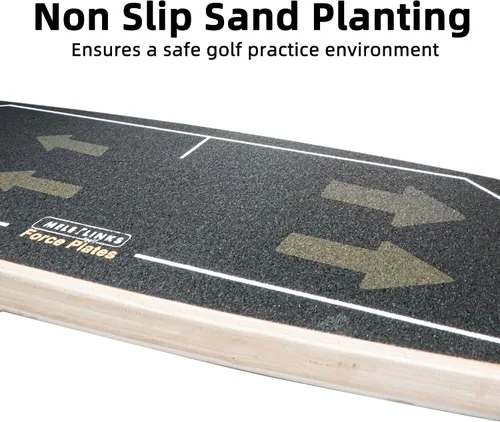Miniatura 5 de Placa de presión de golf, ayuda de entrenamiento de golf para práctica en interiores, tabla de equilibrio de cambio de peso, entrenador de swing