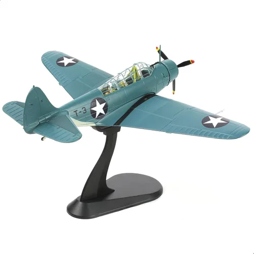 Miniatura 10 de NUOTIE Modelo Spitfire Fighter a escala 1/72, modelo legendario de combate de la Segunda Guerra Mundial, modelos de avión de metal fundido a presión