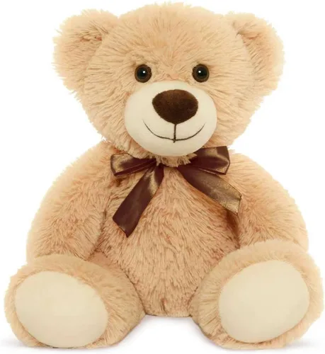 Miniatura 20 de 3 piezas de oso de peluche de 13.5 pulgadas, suave, de peluche, a granel, lindos juguetes de peluche para niños, baby shower, cumpleaños