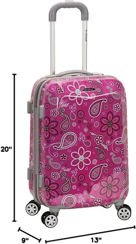 Miniatura 6 de Rockland - Equipaje Vision con carcasa rígida y ruedas, Bandana), F151-BANDANA