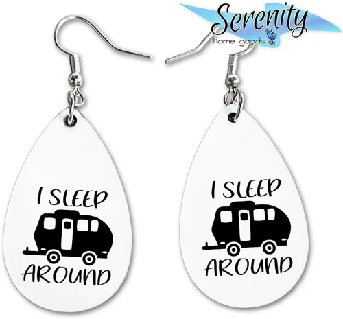 Miniatura 42 de Van Gogh - Juego de aretes colgantes divertidos Lindos aretes de joyería para niñas y mujeres Impresión de doble cara Regalo de cumpleaños