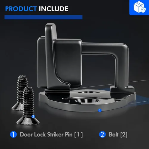 Miniatura 9 de Pasador de pestillo de cerradura de puerta mejorado con buje de goma - Compatible con Ford F-150 2009-2014 cabina sencilla o cabina de tripulación