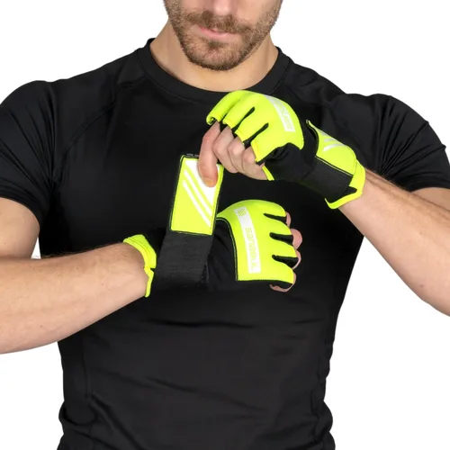 Miniatura 7 de Sanabul Vendas de mano de boxeo de gel para hombres y mujeres Muay Thai MMA Kickboxing Quick Wraps Guantes interiores de boxeo Protección de Verde