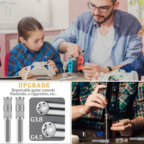 Miniatura 6 de Juego de destornilladores de precisión Lifegoo, 117 en 1, kit de herramientas de reparación magnética para iPhone Series, Mac, iPad, tablet, laptop