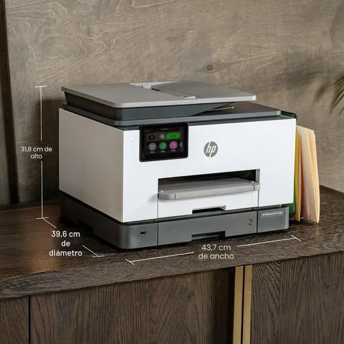Miniatura 6 de HP OfficeJet Pro 9135e Impresora inalámbrica todo en uno a color por inyección de tinta, imprime, escanea, copia, fax, ADF, impresión a doble cara