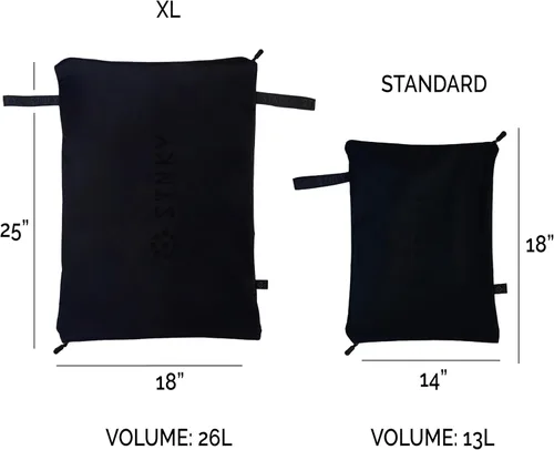 Miniatura 4 de Bolsa STNKY Pro - Bolsa de lavandería - Bolsa de lavado para trabajadores de la salud, deportes, fitness y viajes Negro