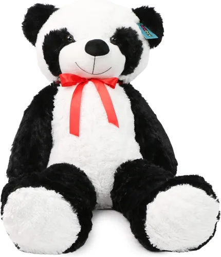 Miniatura 7 de Joyfay Oso de panda gigante de 39 pulgadas, peluche grande de 3 pies de alto, adorable y lindo panda de peluche de 39.4 in