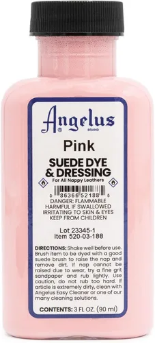 Angelus - Tinte y apresto para ante y nobuk con aplicador – 3 oz.