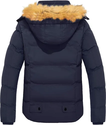 Miniatura 3 de Wantdo - Chaqueta de invierno con capucha y forro interior para hombre