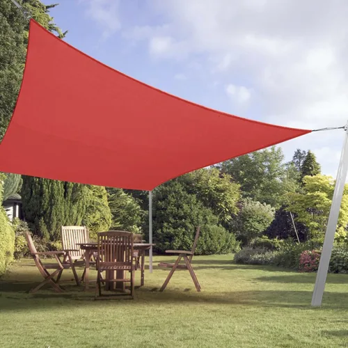 Miniatura 7 de E&K Sunrise - Toldo impermeable de 10 x 13 pies, color rojo, rectangular, con bloqueo UV, duradero, perfecto para toldo, jardín al aire libre