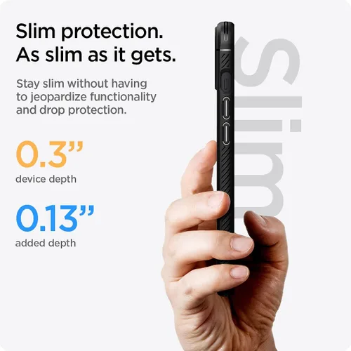 Miniatura 4 de Spigen Rugged Armor - Funda diseñada para iPhone 13 (2021), color negro mate