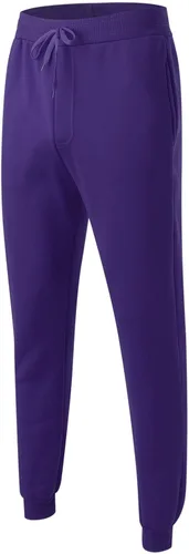 Miniatura 4 de Pantalones deportivos deportivos de forro polar para hombre, con bolsillo, casual, holgados, para estar en casa