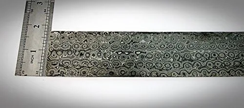 Miniatura 3 de Poshland DBD-34 PERSONALIZADO HECHO A MANO DAMASCO ACERO BILLET/BLANCO HOJA QUE HACE BARRA