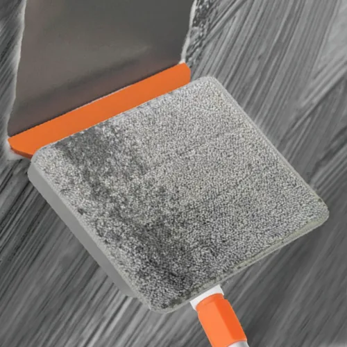 Miniatura 6 de Qaestfy Paquete de 2 almohadillas de microfibra compatibles con QAE011 Herramienta de limpieza de pared y zócalo con mango largo modelo QAE014