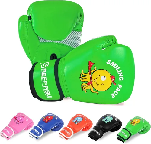 Miniatura 16 de Guantes de boxeo mejorados para niños y niñas de 3 a 8 años, guantes de boxeo para entrenamiento de niños, guantes de boxeo para niños, para saco