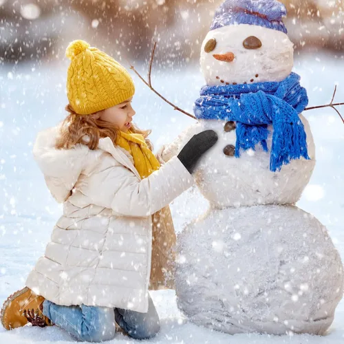 Miniatura 95 de ONESING 5 pares de guantes de invierno negros para bebés y niñas - Guantes cálidos para recién nacidos
