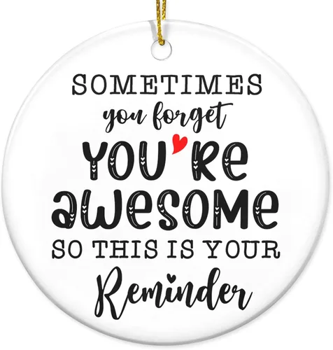 Regalos inspiradores para mujeres, hombres, adornos de Navidad, cumpleaños, regalos inspiradores para amigos, compañeros de trabajo, ideas de regalo