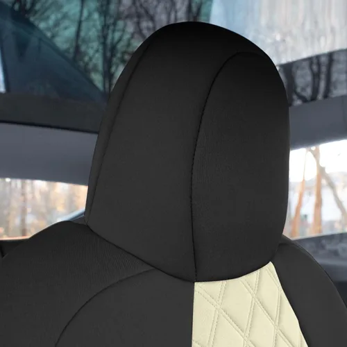 Miniatura 5 de FH Group Fundas de asiento de automóvil de ajuste personalizado hechas específicamente para Tesla Model Y Ultraflex 2020-2025, fundas de asiento