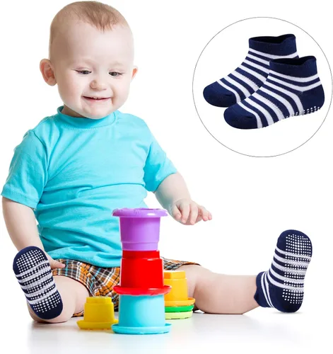 Miniatura 3 de 12 pares de rodilleras antideslizantes para bebé, para gatear, para bebé