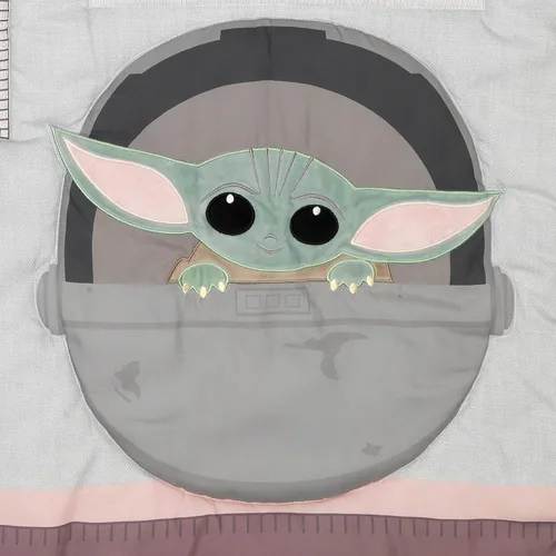 Miniatura 7 de Lambs & Ivy Star Wars The Child Baby Yoda - Juego de ropa de cama para cuna de bebé de 3 piezas Star Wars el niño