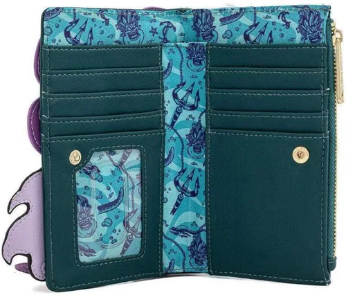 Miniatura 4 de Disney Villains Scenes Ursula Crystal Ball Flap Wallet, Minimalista