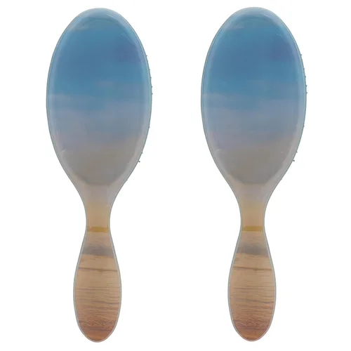 Miniatura 18 de Wet Brush Cepillo desenredante original, exclusivo de Amazon Aqua, cerdas IntelliFlex ultrasuaves, cepillo desenredante que se desliza a través