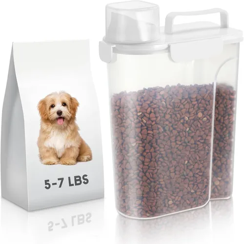 Miniatura 23 de LEAWALK Recipiente de almacenamiento de alimentos para perros, boquilla grande mejorada sin BPA, contenedores de plástico de almacenamiento