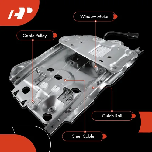 Miniatura 6 de A-Premium Elevalunas eléctrico con panel con motor compatible con Sebring 1996-2006 trasero lado del conductor