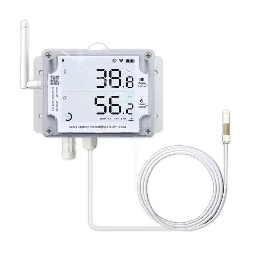 Miniatura 11 de GS1-AETH1RS + paquete de sirena termómetro Ethernet higrómetro, sensor de humedad y temperatura WiFi, registrador digital de datos de temperatura