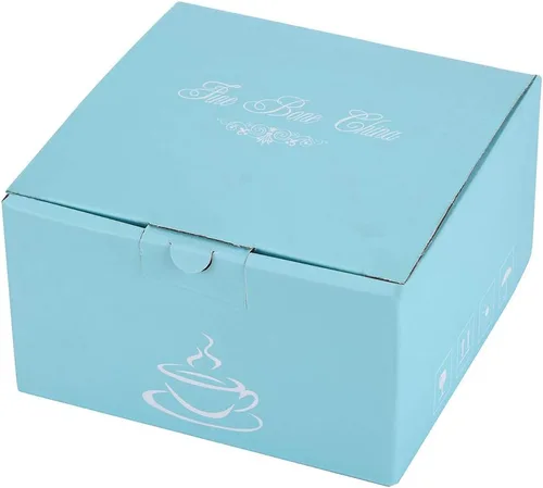 Miniatura 6 de Taza de té azul, juego de taza de té floral y platillo, juego de té de porcelana de hueso, taza de café, juego de té