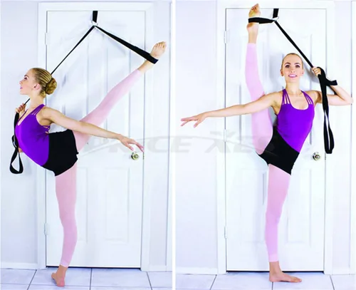 Miniatura 6 de Estirador de yoga y ballet de piernas, accesorio para la puerta para obtener más flexibilidad, flexibilidad y estiramiento de las correas