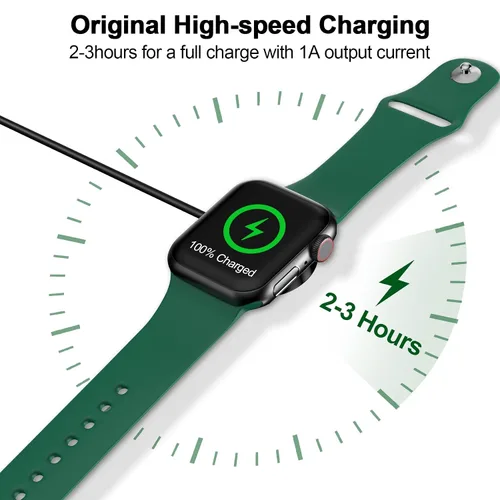 Miniatura 3 de Cable de carga magnético para cargador de Apple Watch, puerto USB C, cable de carga inalámbrico compatible con iWatch Series