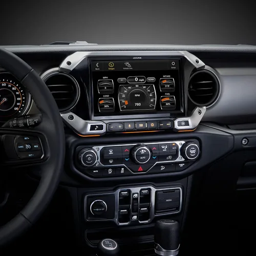 Miniatura 4 de Alpine Receptor multimedia i509-WRA-JL de 9 pulgadas compatible con Jeep Wrangler 2018 y Gladiator 2020 en adelante