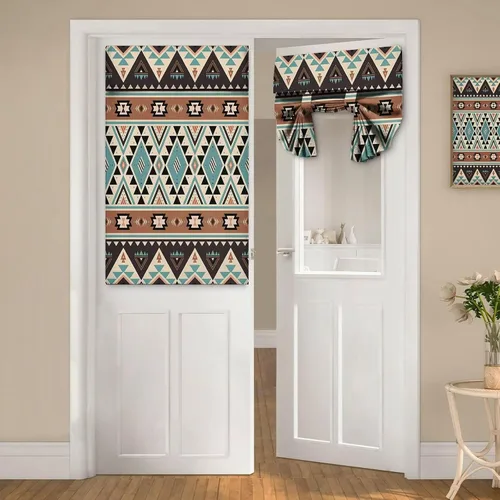 Miniatura 40 de Cortinas de puerta negras y rojas para ventanas de puerta, estampado de leopardo y cebra, cortinas de ventana para puerta de vidrio francesa