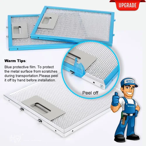 Miniatura 3 de Reemplazo de filtro de campana extractora W10169961A mejorado, se adapta a Whirlpool, Ikea, Kitchen Aid, Jenn Air, filtro de grasa de campana
