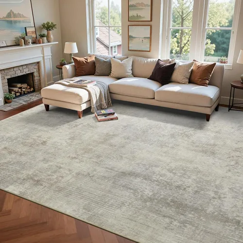 Miniatura 15 de Alfombra de pasillo lavable de 2 x 6 pies, antideslizante, de pelo bajo, alfombra de área de cocina, alfombra suave y larga para entrada, alfombra