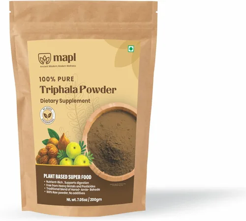 Miniatura 12 de MAPL Amla Powder (7.05 oz) – Superalimento indio orgánico para el cuidado del cabello Grosella espinosa india/polvo de amalaki 100% puro Apoya